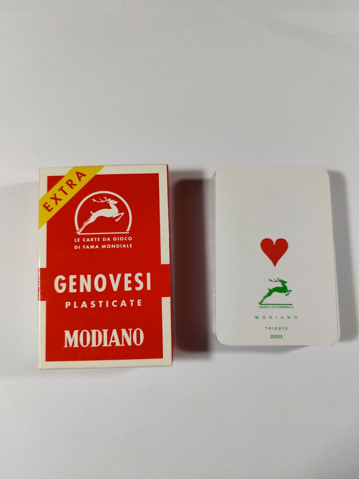 carte Genovesi  86/81 Modiano, in TRIPLEX, vecchia produzione, Mai Usate!!!