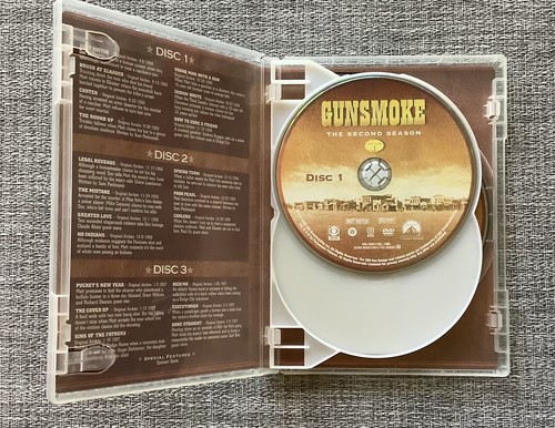 5 LOT DVD SET Gunsmoke: Complete Season One First, Two Second, Three Third - Imagen 6 de 12