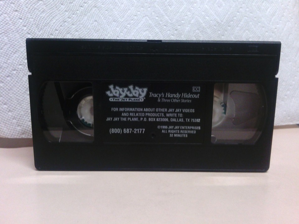Jay Jay the Jet Plane Tracy's Handy Hideout 1996 VHS AS IS (Please Read