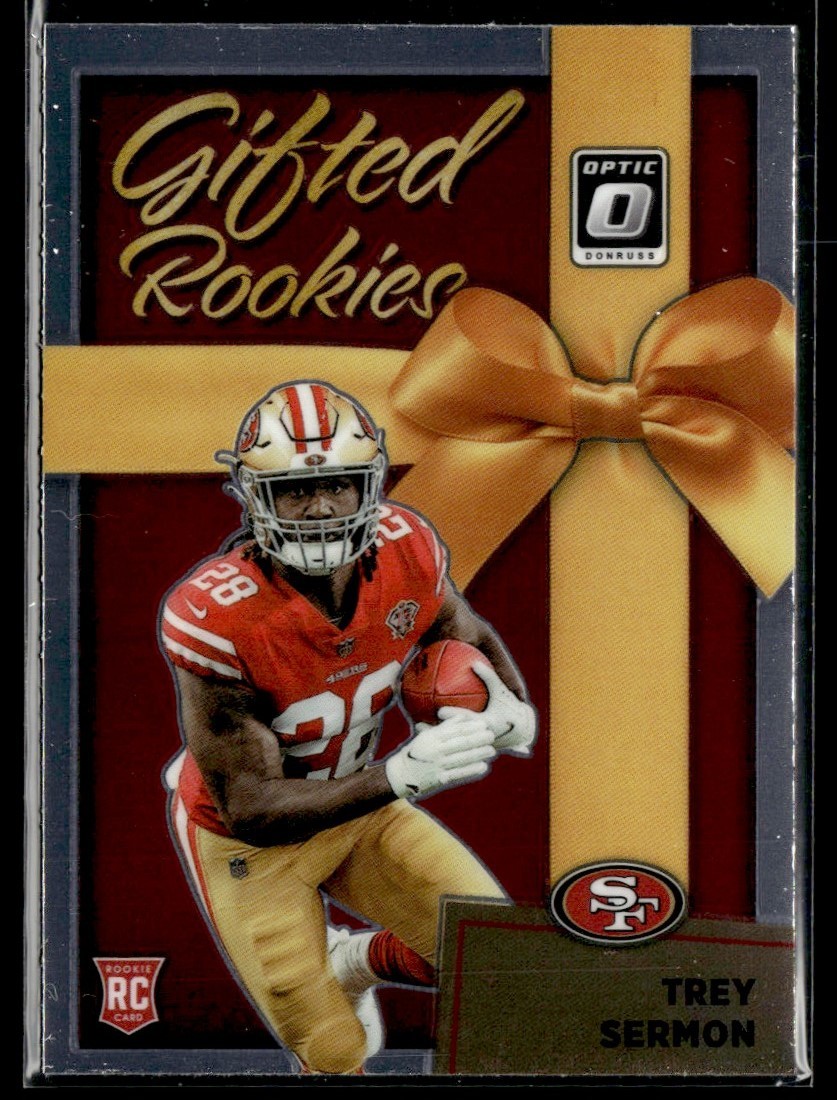 2021 Donruss Optic Gifted Rookies Trey Sermon San Francisco 49ers #GR-20