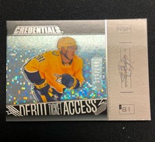 2023-24 UD Credentials Spencer Stastney Horizontal Debut Ticket Access /799- RC