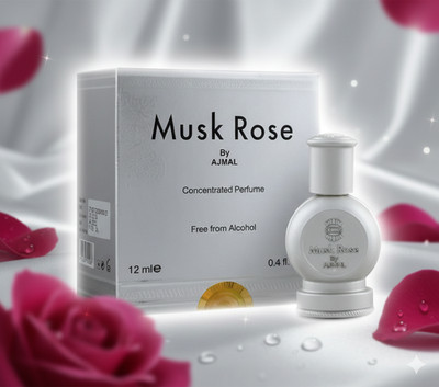 Ajmal Musk Rose Floral Attar 12ml Parfum For Men & Women