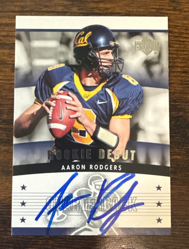Aaron Rodgers #126 2005 Upper Deck Rookie Debut card