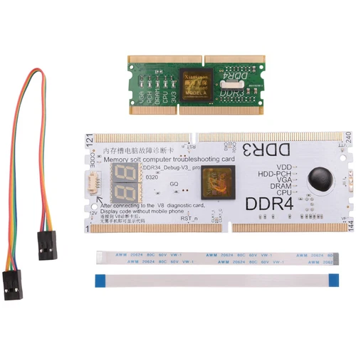 2X(Laptop/Desktop Motherboard Test Card Notebook für DDR3/4 Reparatur M5H3)8224
