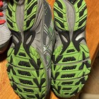 4-NIKE 1- ASICS Athletic Sneaker Lot Solid Synthetic Green Red US 9-10 ONE PRICE — photo 4