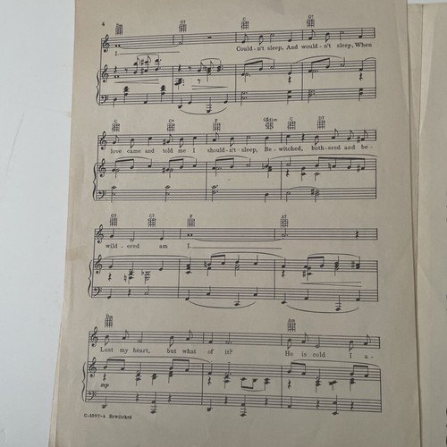 Pal Joey Vocal Selection Sheet Music Score 1941 Chappell - Picture 5 of 7