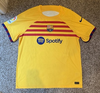 Nike FC Barcelona #27 Lamine Yamal 2023/24 Fourth Player Issue