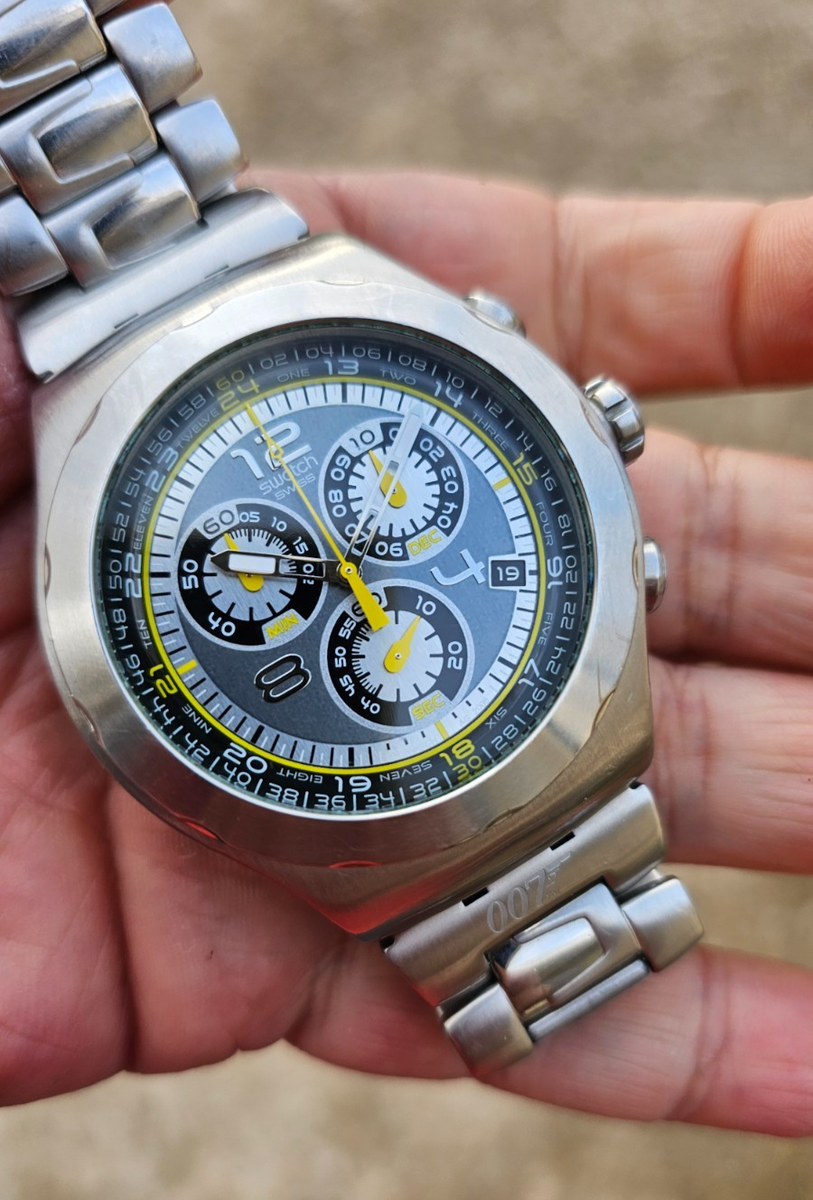 SWATCH 007 VILLAIN COLLECTION JAWS THE SPY WHO LOVED ME YOS429G