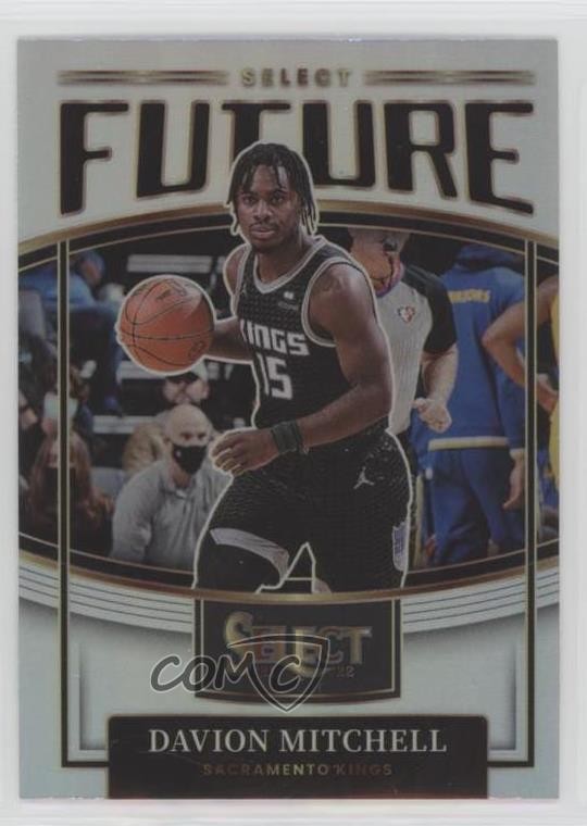 2021-22 Panini Select Select Future Silver Prizm Davion Mitchell #12 0c2