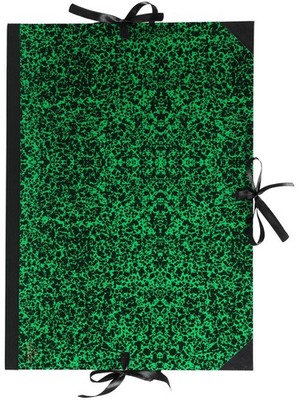 CANSON Zeichnungsmappe ''Annonay'' 520 x 720 mm grün/schwarz