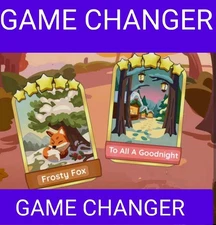 1 XFrosty Fox & ALL To A goodnight  (Mono_poly Go STICKERS)  Golden Blitz 