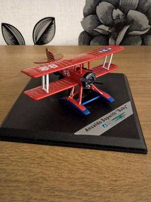 Hongwell Classic Flugzeug Ansaldo Sopwith Baby Maßstab 1:87 Diecast Modell OVP