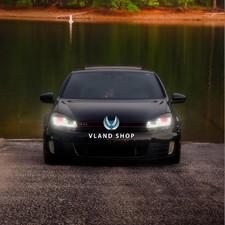 Pair Vland Dual Beam Led Headlights W Drl Demon Eyes For 2010-2014 Golf Mk6 Pair Vland Dual Beam Led Headlights W Drl Demon Eyes For 2010-2014 Golf Mk6