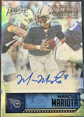 1/1 AUTOGRAPHED Marcus Mariota - Prestige 2016 Xtra Points - Tennessee Titans