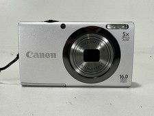 Canon PowerShot A2300 HD Silver Compact Digital Camera SD CARD/BATTERY
