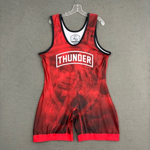 Stay Down Match Worn Wrestling Singlet Womens 3XL Team USA Sports Spandex