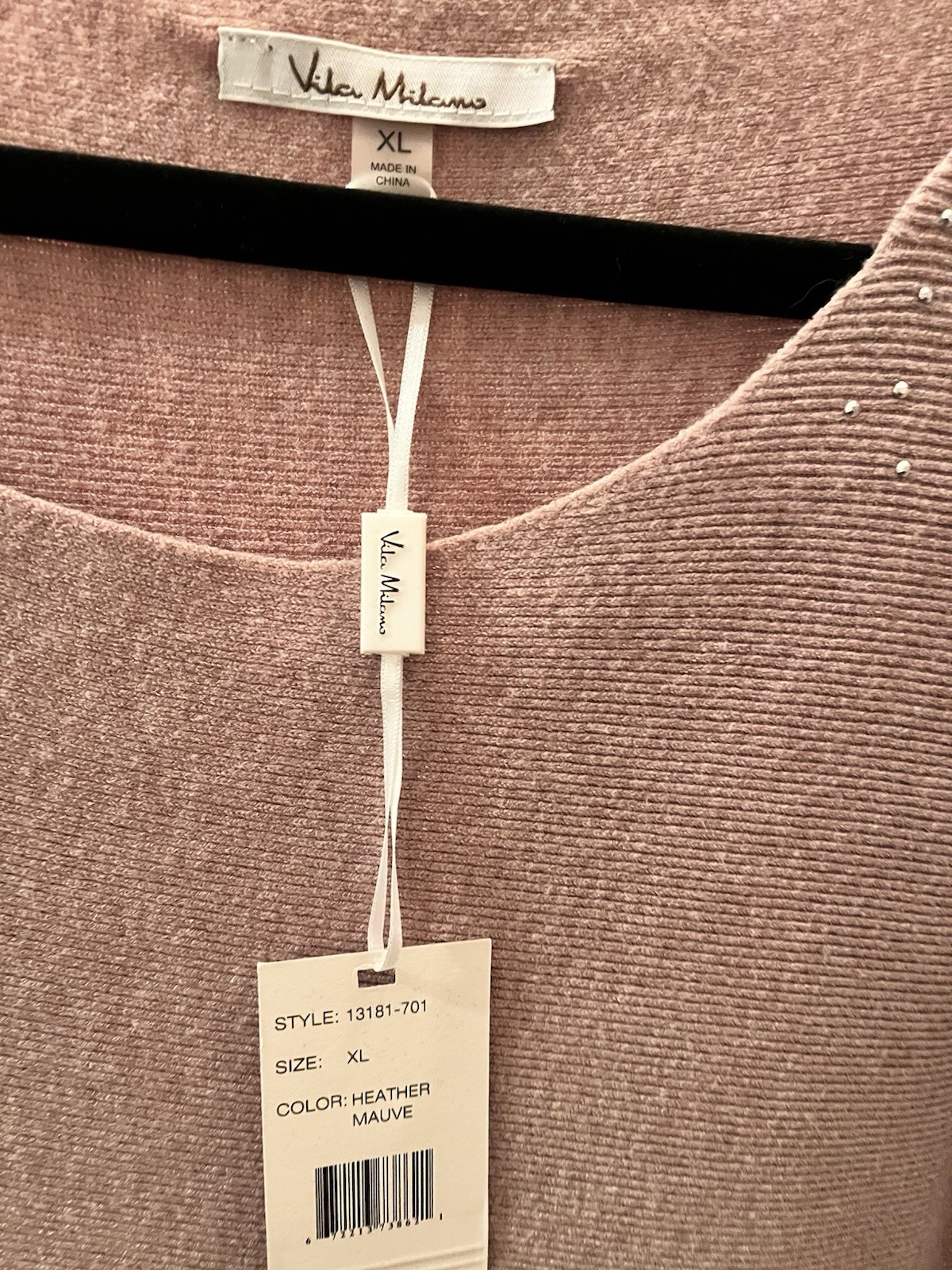 NWT - Vila Milano Pullover Long Sleeve Sweater Luxuriously soft Pink XL Women's