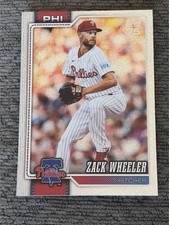2026 Topps Series 1 Zach Wheeler #261 Sand Glitter Parallel Phillies