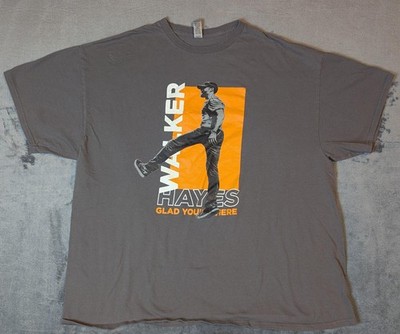 Walker Hayes Shirt Mens 2XL Gray Glad You're Here Tour Graphic Music Tee Gildan