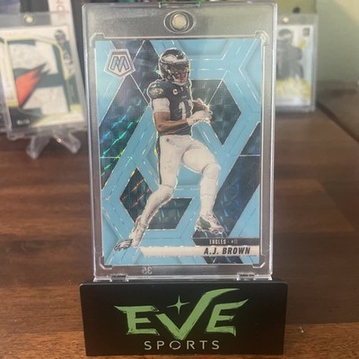 2025 Panini Mosaic - A.J. Brown #78 Blue Fluorescent Mosaic Prizm /15 -Eagles!