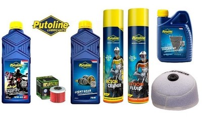 PUTOLINE SERVICE ÖL + FILTER + KÜHLMITTEL HONDA CRF150R 2007 - 2026 MOTOCROSS