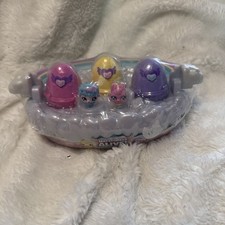 New Hatchimals Alive Spring Basket Silver Rainbow 6 CollEGGtibles