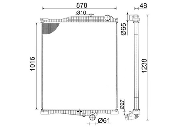 Mahle MotorküHler WasserküHler CR 2095 000S FüR Volvo FH 2 3 FH16 Renault-image