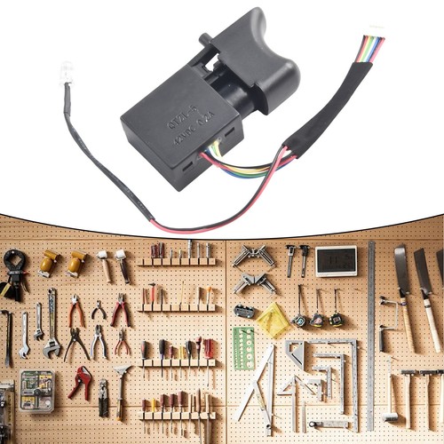 Interruttore Trigger Elettroutensili 7.2V-24V Accessori Regolabile Nero Controller - Foto 5 di 12