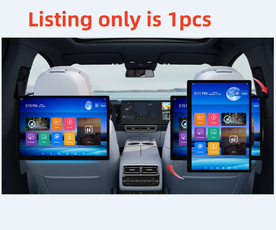 Android 14 Car Headrest Monitor Audio Video Touch Screen WIFI Bluetooth Player
