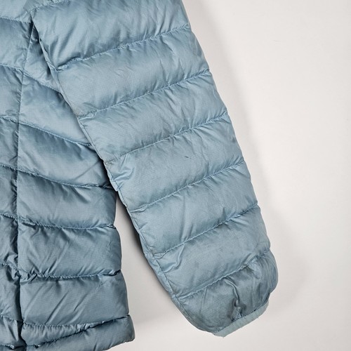 Patagonia Down Youth Girls Medium Long Sleeve Full Zip Blue Puffer Jacket - Picture 8 of 13