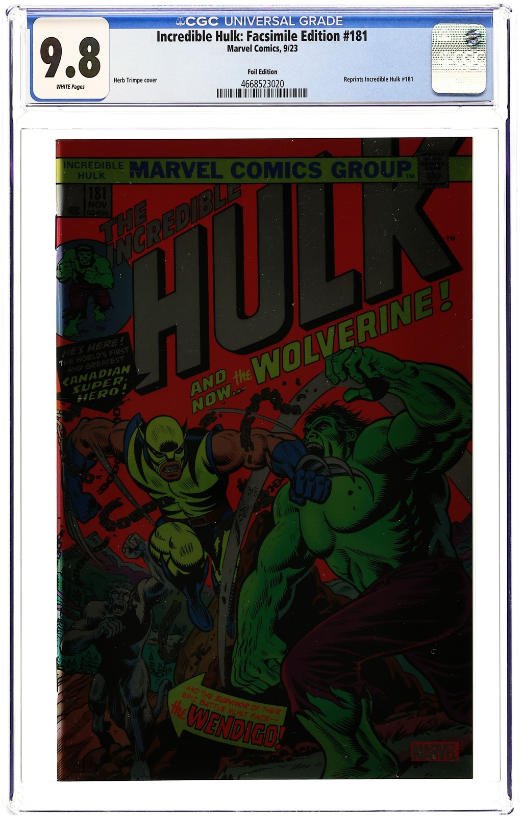 Incredible Hulk #181 (Facsimile Edition) Value - GoCollect
