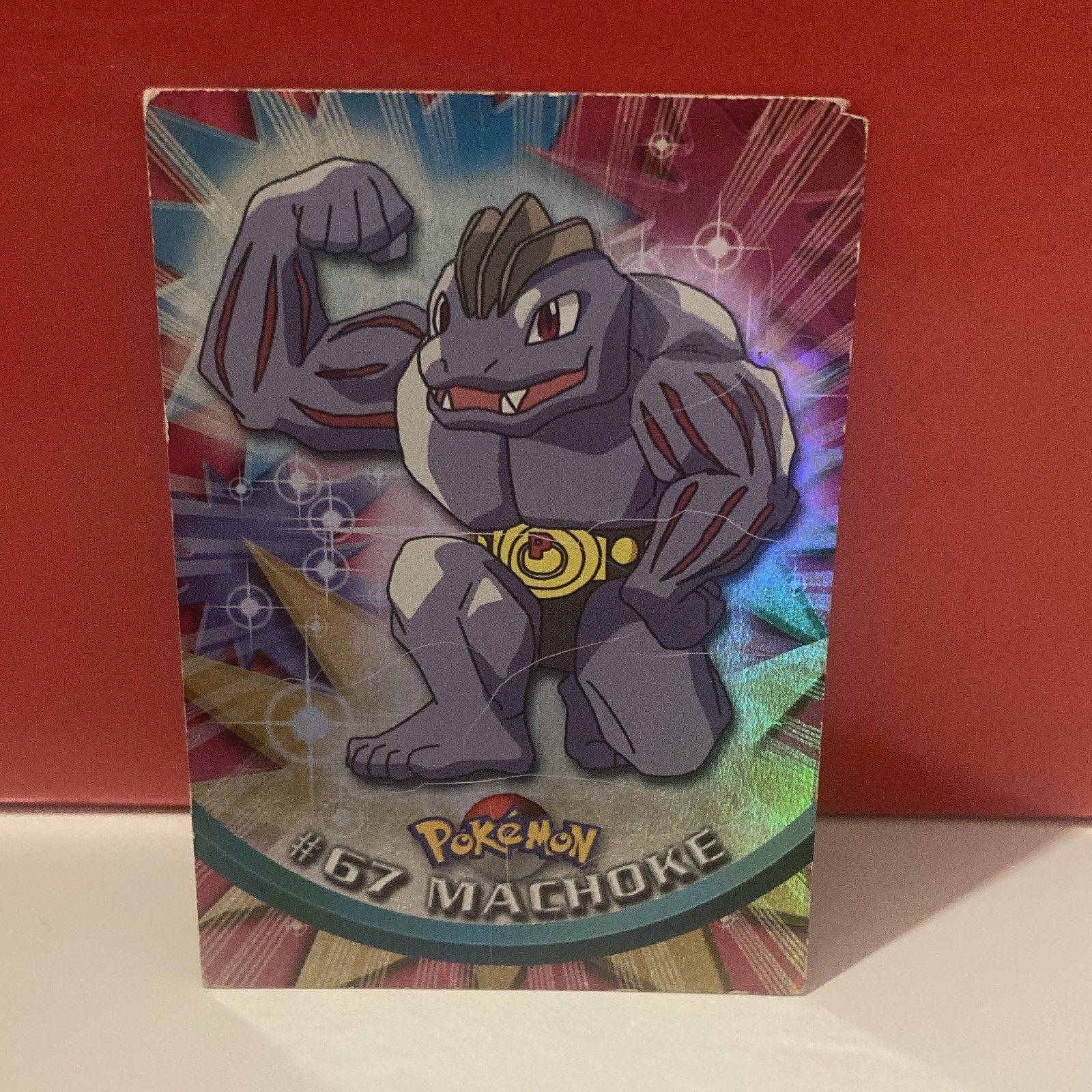 Machoke 67 Holo Blue Label Topps TV Animation LP