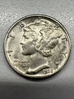 1938-S AU MERCURY SILVER DIME Actual Coin Check My Store Out FREE SHIPPING