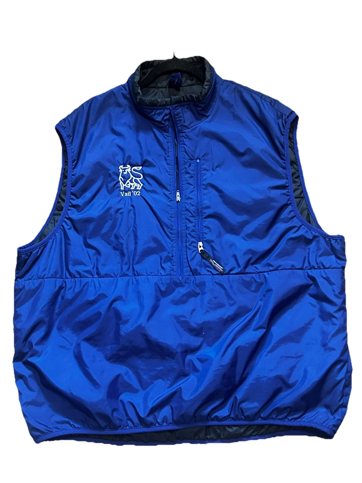 Patagonia Puffball 1/2 Zip Pullover Vest Size XXL Made in Thailand Gorpcore VTG