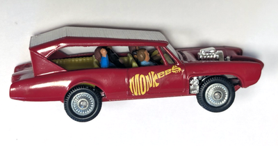 Near Mint Vintage Husky Monkees Monkeemobile Die Cast Car, Made In