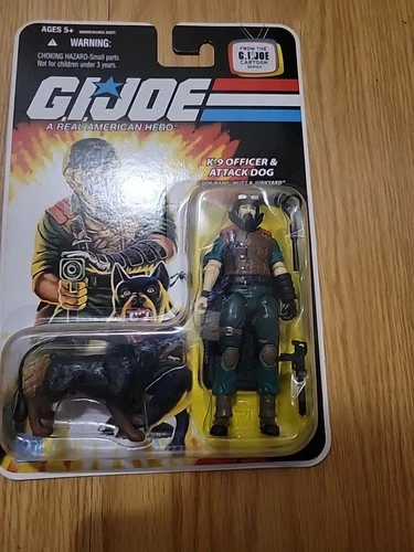 G.I. Joe K-9 Officer & Attack Dog 3.75 in Action Figure