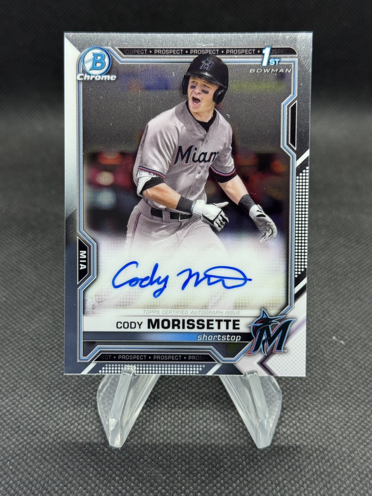 2021 Bowman Chrome Cody Morissette 1st Bowman RC Auto #CDA-CMO
