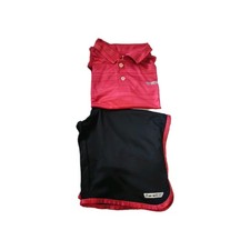 Hind Boy Set Collar  Red T-shirt & Black Shor...
