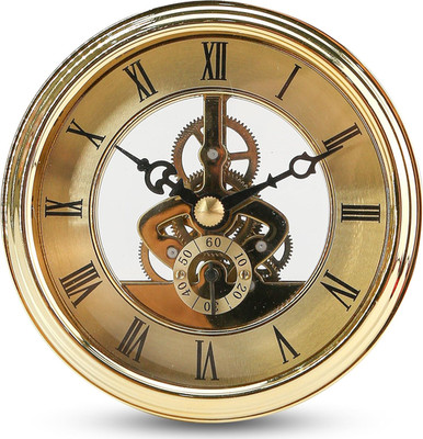 Diameter 97Mm/3.82'' Skeleton Clock Movement, Transparent Clock Inserts with Roma
