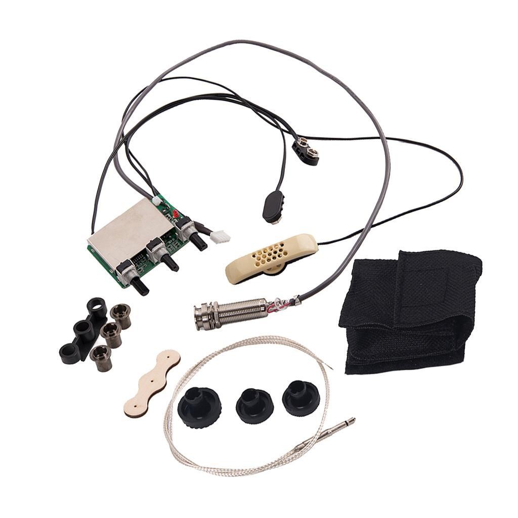 Micros Guitare Système De Préampli EQ De Micros Piezo Actif Pour Guitare