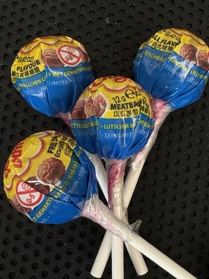 Chupa Chups Lollipop ''Limited Edition'' IKEA 4Stück Köttbullar/Fleischbällchen  