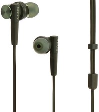 Sony MDR-XB55 G Wired Earphones Heavy Bass Model MDR-XB55: Canal Type Green