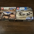 LEGO Star Wars Captain Rex Y-Wing 75391 & Mandalorian Speeder 75436 Sets