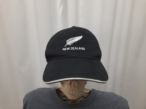 New Zealand "Team Fern" Embroidered Cap - Silver Fern Rugby Football Souvenir