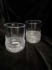 Simon Pearce Echo Lake Whiskey Glasses. Set of Two