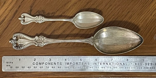 Old Colonial by Towle 1895 STERLING silver serving Spoon plus 1   94g