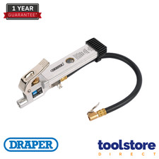 Draper 36633 Air Line Inflator with Open Ended Clip On Connector