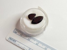 JTV LOOSE GEMSTONE - MOZAMBIQUE GARNET 14X7MM MARQUISE, 9X6MM PEAR