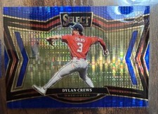 2025 Panini Select Dylan Crews RC /99 Blue Pulsar Prizm Diamond Level #295