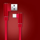 Winkelkabel Schnell Typ C USB-A USB 90° USB Ladekabel 1m 2m für Samsung Xiaomi